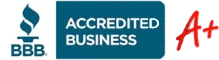 BBB Accredited Business A+ Rating